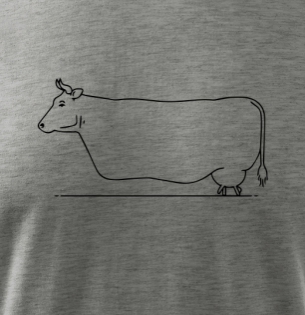 Tričko Dojná kráva