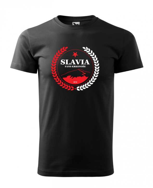Slavia tričko černé