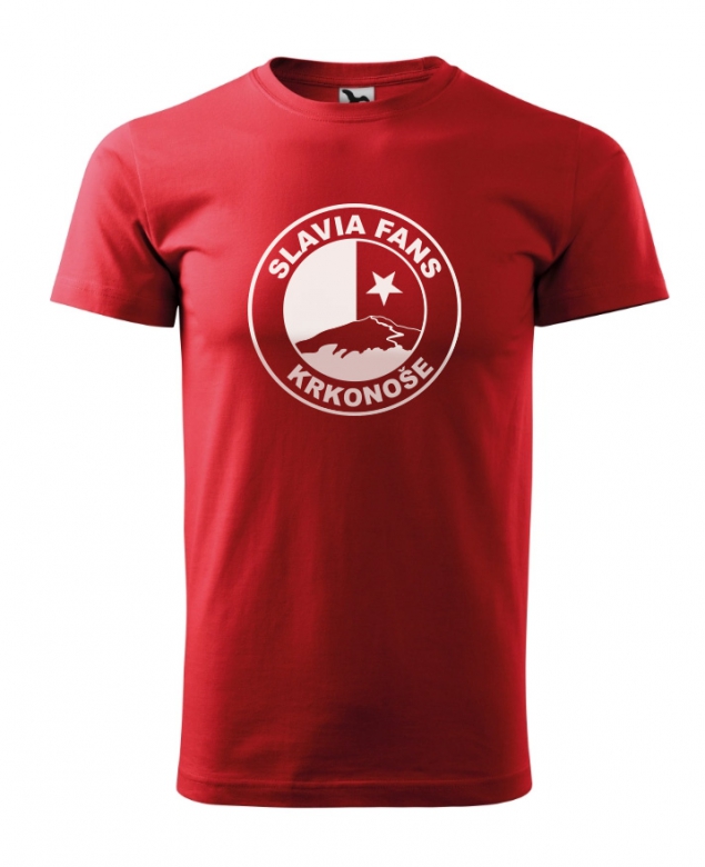 Slavia tričko červené