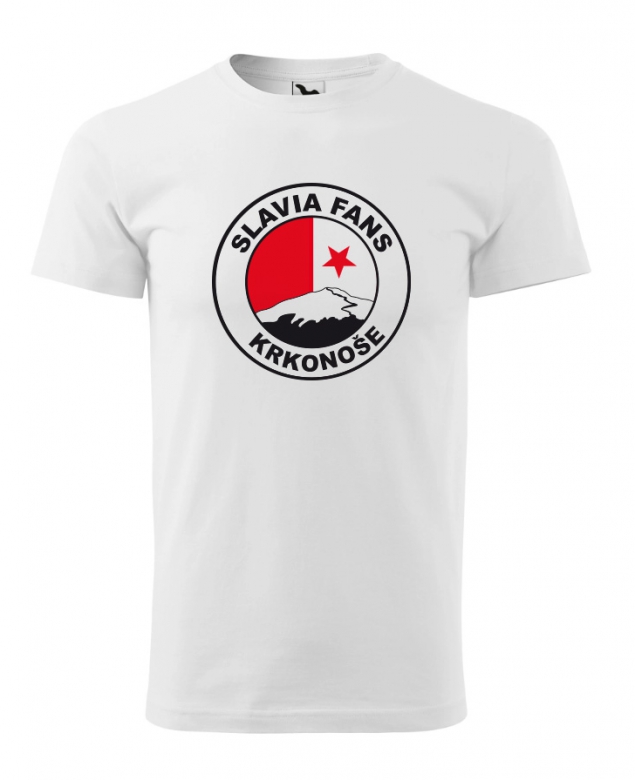 Slavia tričko bílé