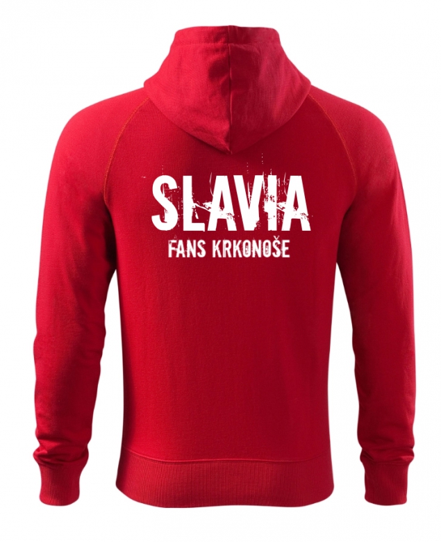 Slavia mikina červená