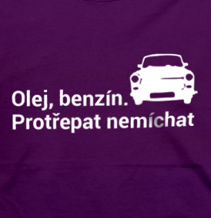 Tričko Protřepat nemíchat