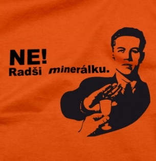 Tričko Ne - radši minerálku