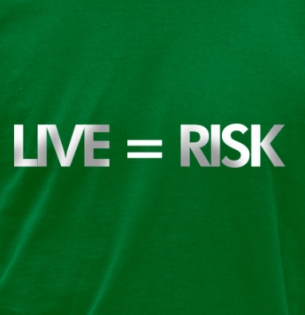 Tričko Live=Risk
