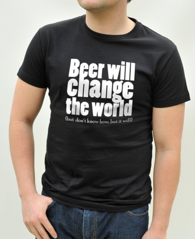 Beer will change the world - tričko