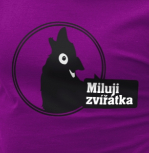 Tričko Miluji zvířata - pes