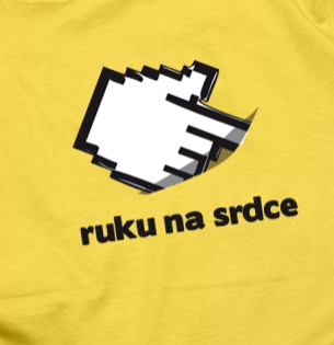 Tričko Ruku na srdce