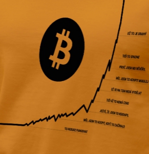 Tričko Bitcoin tričko