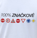 100% značkové tričko