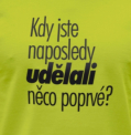 Udělat něco poprvé