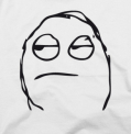 Rage guy dude - meme tričko