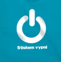 Stiskem vypni