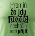 Promiň, že jdu pozdě